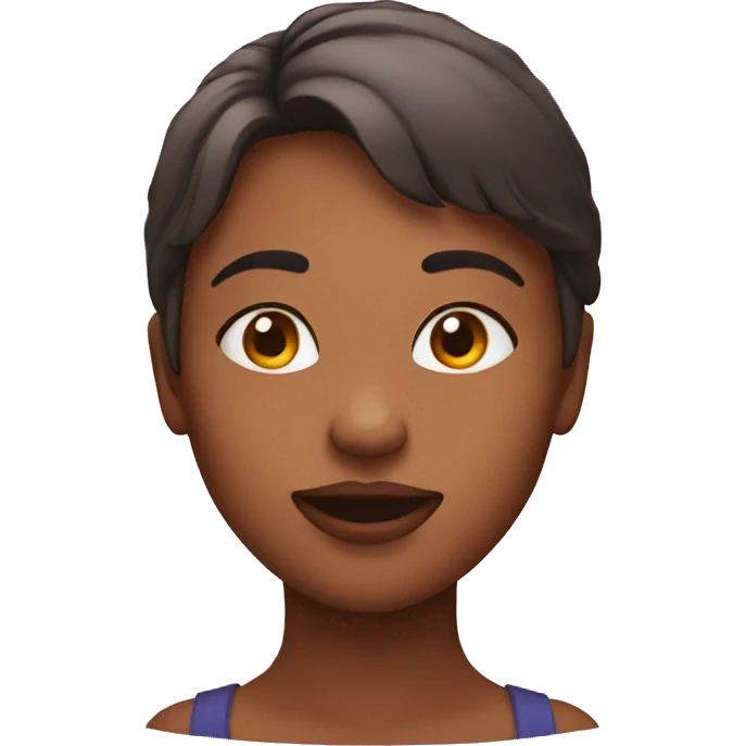 Woman blushing  emoji
