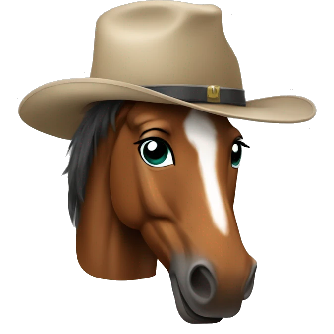 Horse riding hat emoji