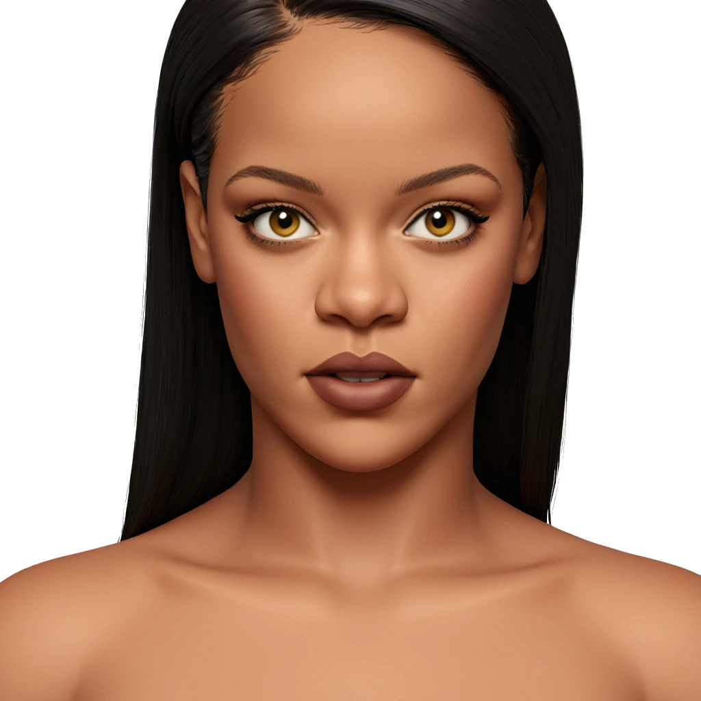 portrait of a girl with jewelry emoji
