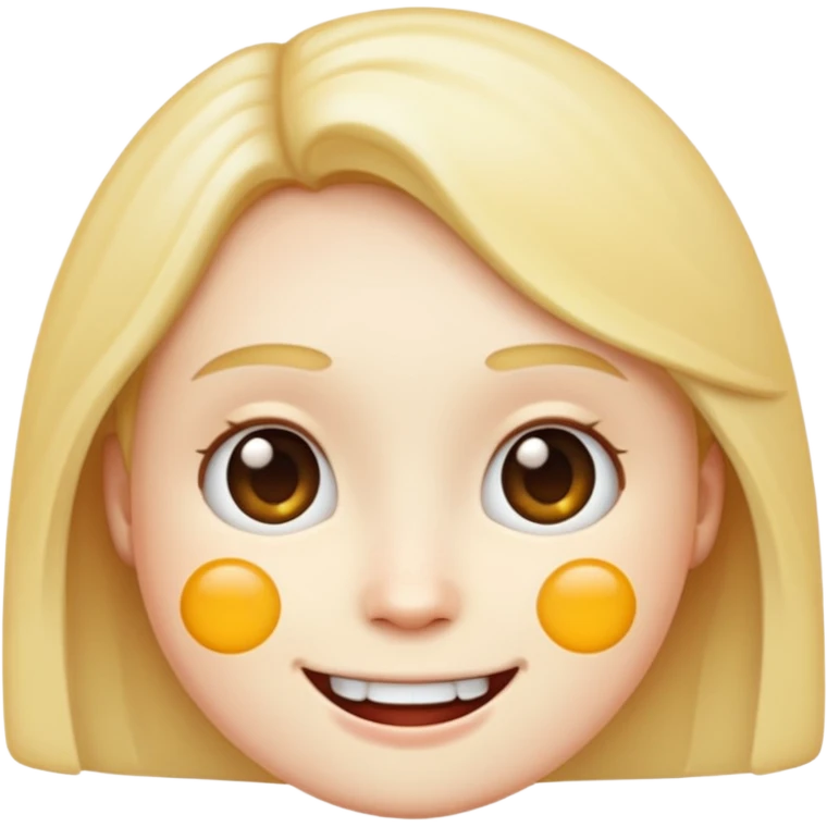 emoji with white dots on face emoji