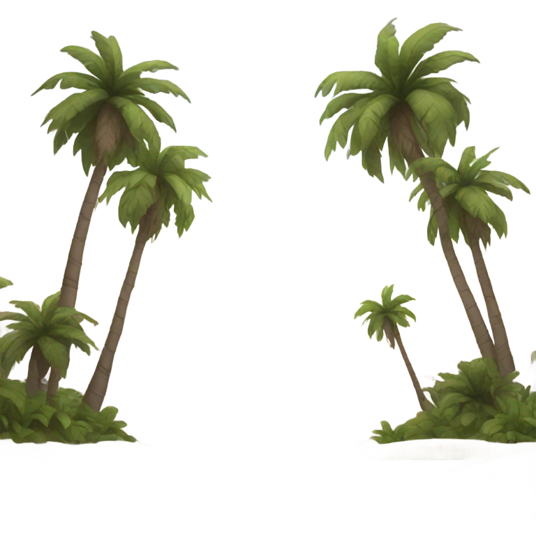 Palm trees  emoji