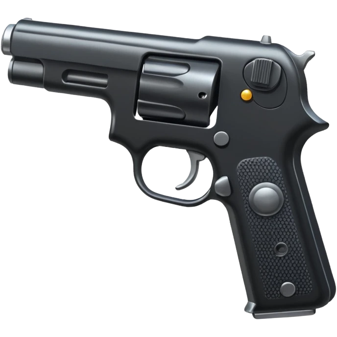 one gun emoji