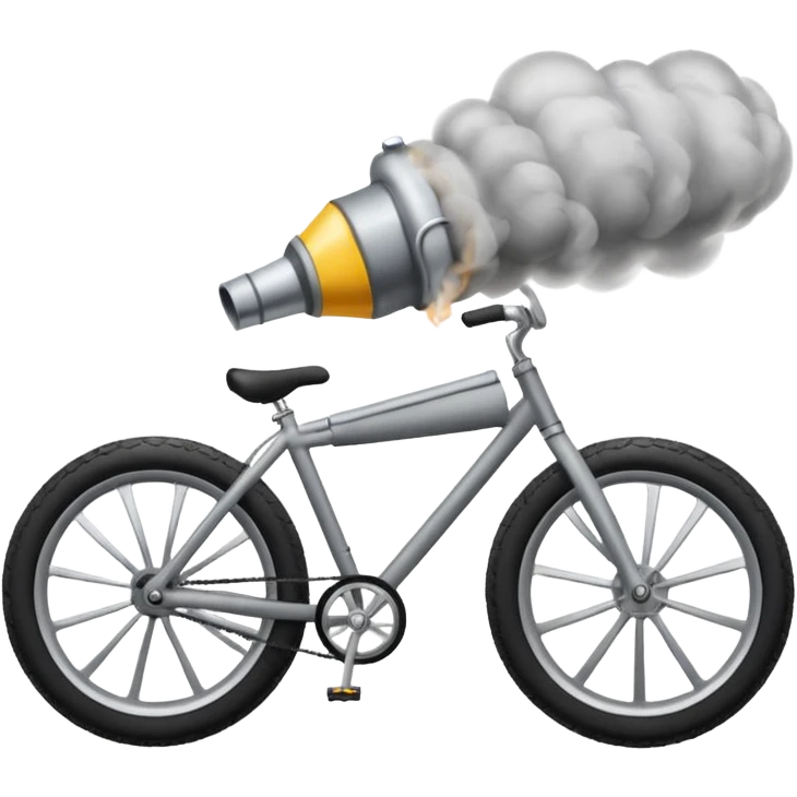 vehile pollution bike silencer smoke emoji