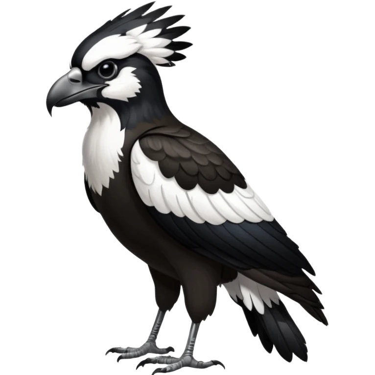 Collingwood magpie standing on wext coast eagle emoji