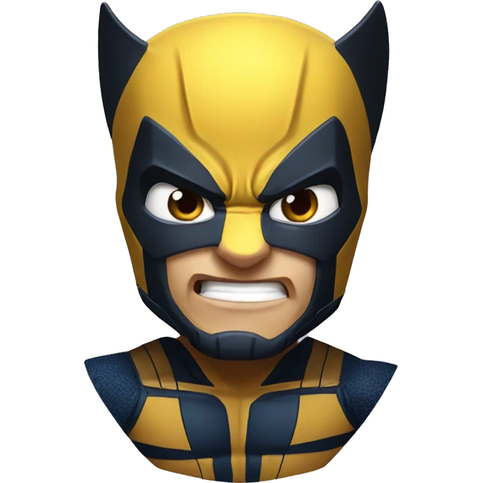 wolverine in spiderman suit emoji