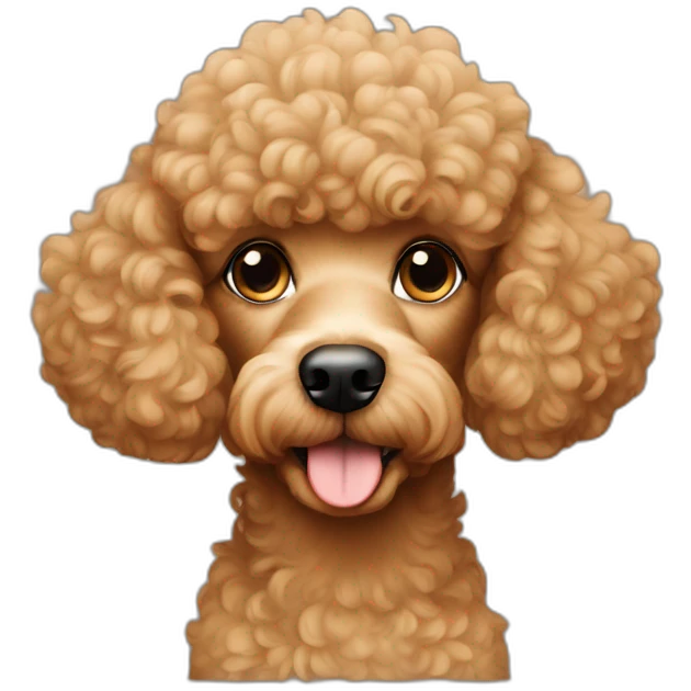 tan poodle emoji