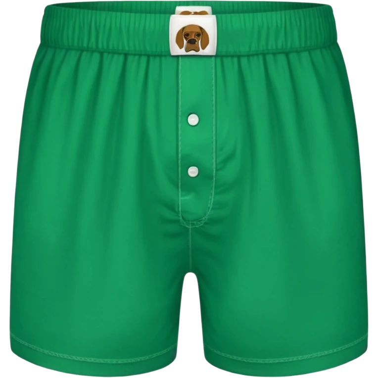 forrest green boxer shorts emoji