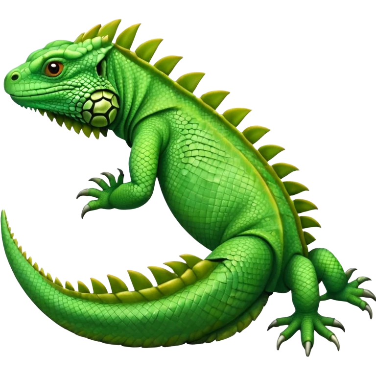Pies de iguana emoji
