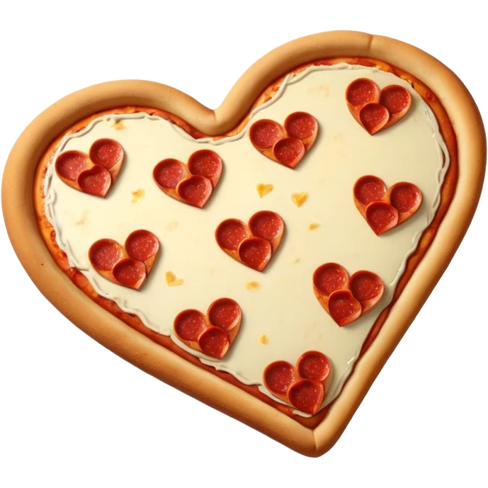 A loving pizza  emoji