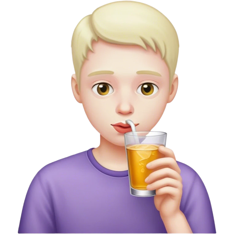 Sipping lean emoji