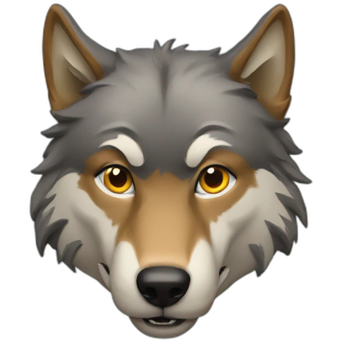 wolf's head emoji