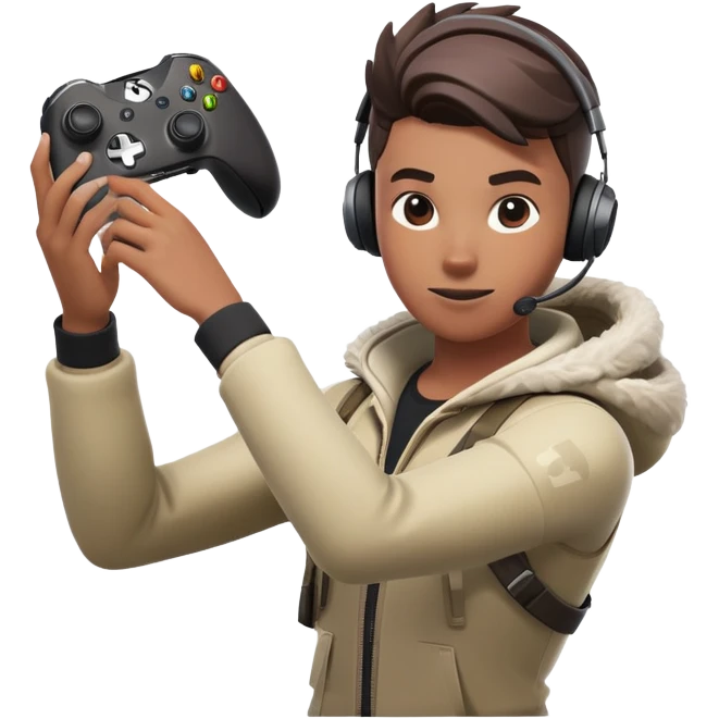 Xbox playing Fortnite  emoji