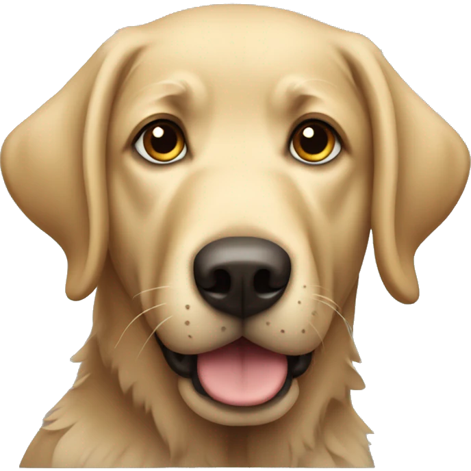 shaggy labrador emoji