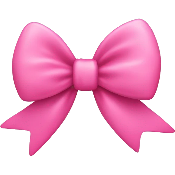 pink heart bow emoji