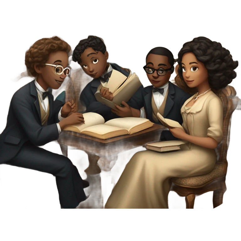 Dark academia emoji