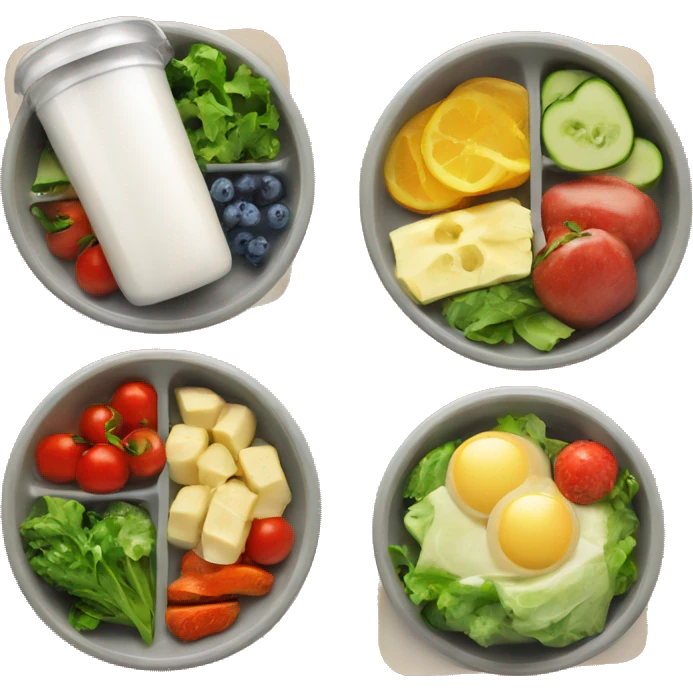 healty meal prep app logo emoji