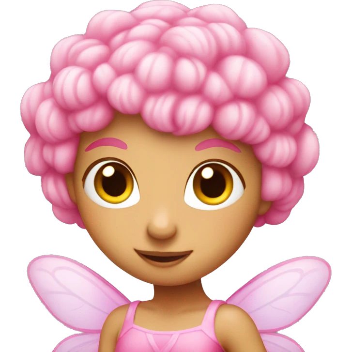 Pink fairy emoji