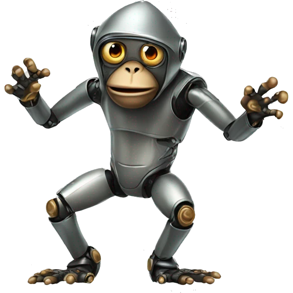 Monky dance robot funky toad emoji