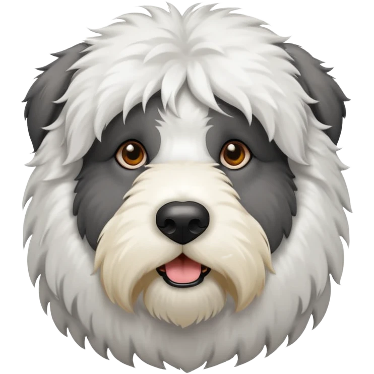 Old English sheepdog  emoji
