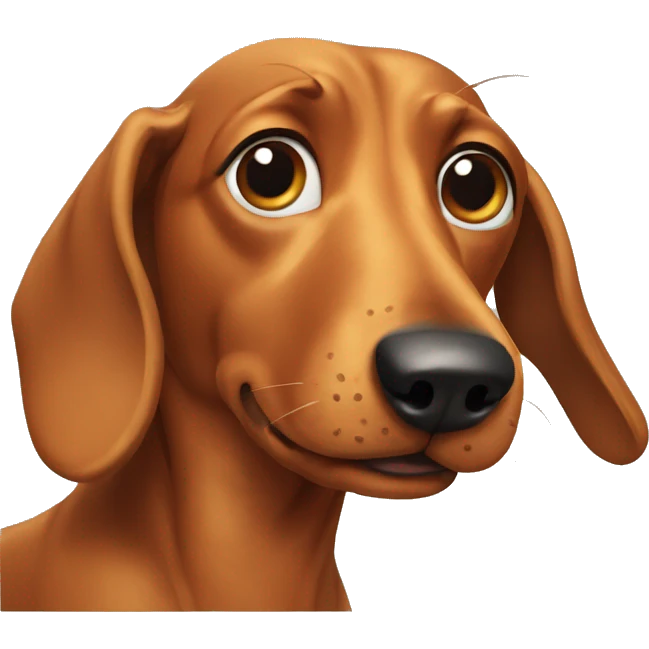 Wiener dog  emoji