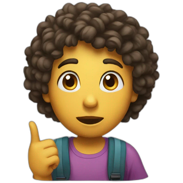 A student who asks a question with surprise emoji