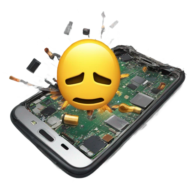 Exploding smartphone  emoji