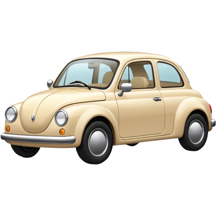 Beige cream car emoji emoji