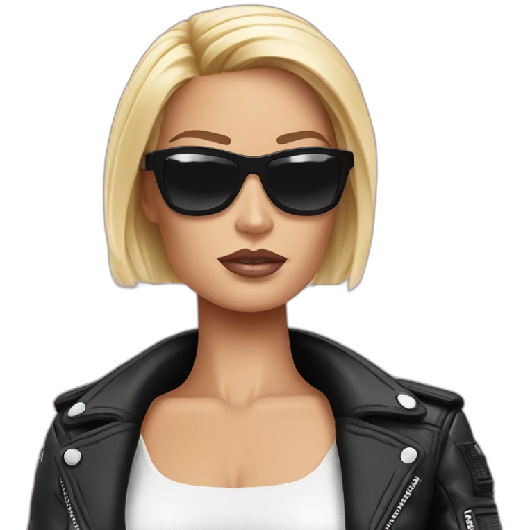 Terminator looks like a barbie emoji