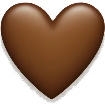 brown heart  emoji