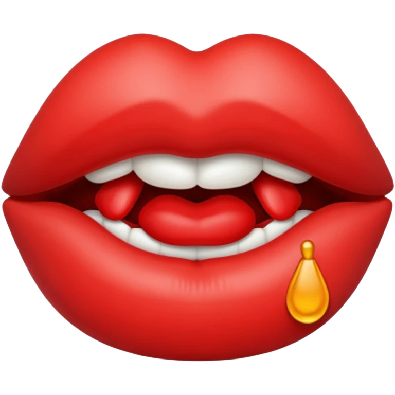 Kissing lips  emoji
