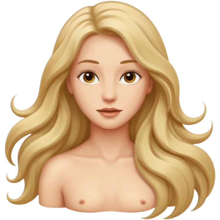 Голая девушка emoji