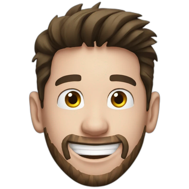 messi happy emoji