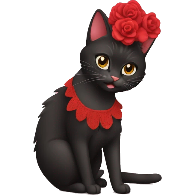 Flamenco cat emoji