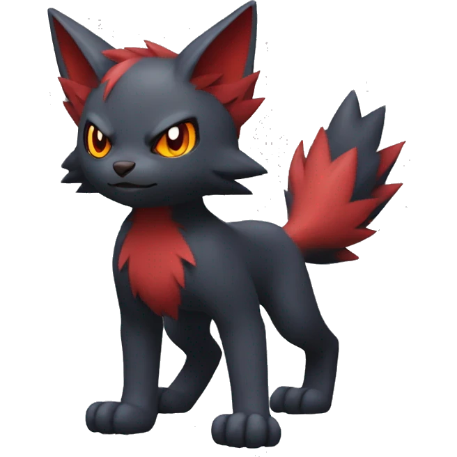 Litten-Zoroark full body emoji