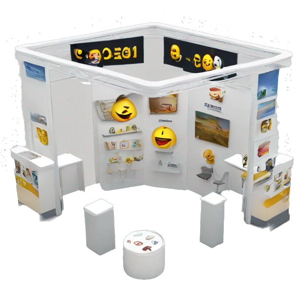 professional exhibition stand emoji
