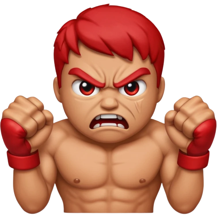 emoji enojado con golpes emoji