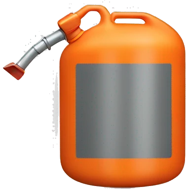 orange gasoline container emoji