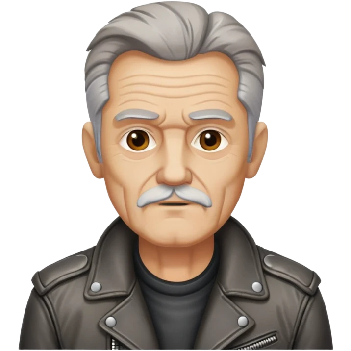 old motorcycle biker guy emoji