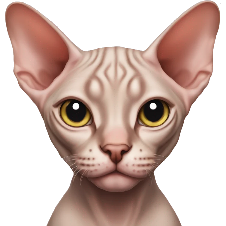 Sphynx cat lies
 emoji