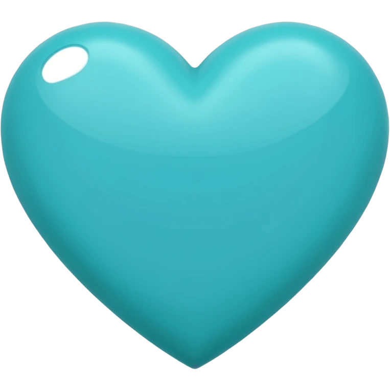 turquoise heart  emoji