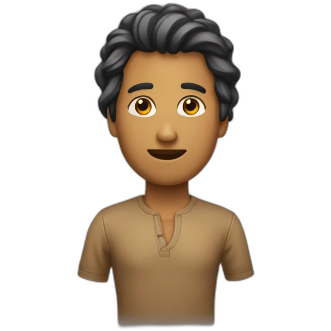 Personne qui n'a pas de cheveux sur la tête emoji