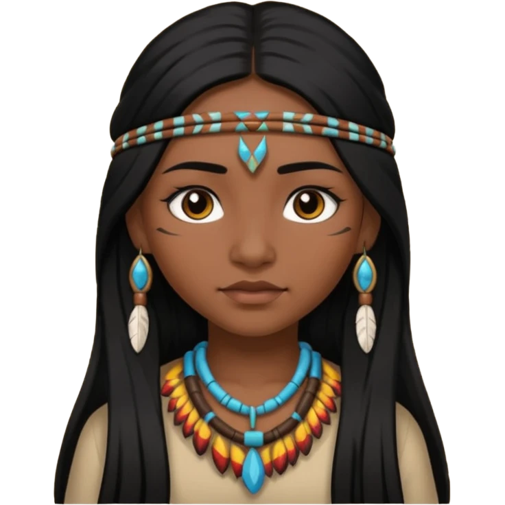 Native American girl emoji