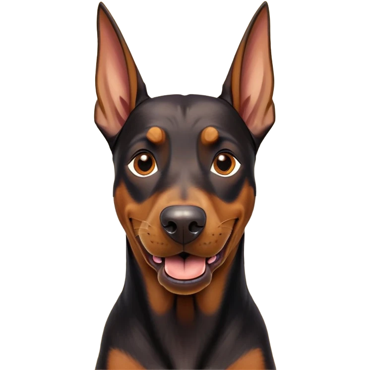 cinematic-comical-doberman-portrait-emoji,-head-tilted-dramatically-with-an-exaggeratedly-amused-expression,-featuring-a-vibrant-black and tan-fur-with-a-lively-sheen,-wide,-expressive-brown-eyes-filled-with-playful-disbelief emoji