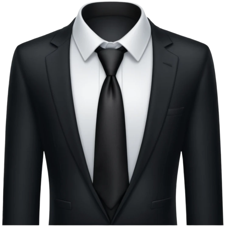 black necktie emoji