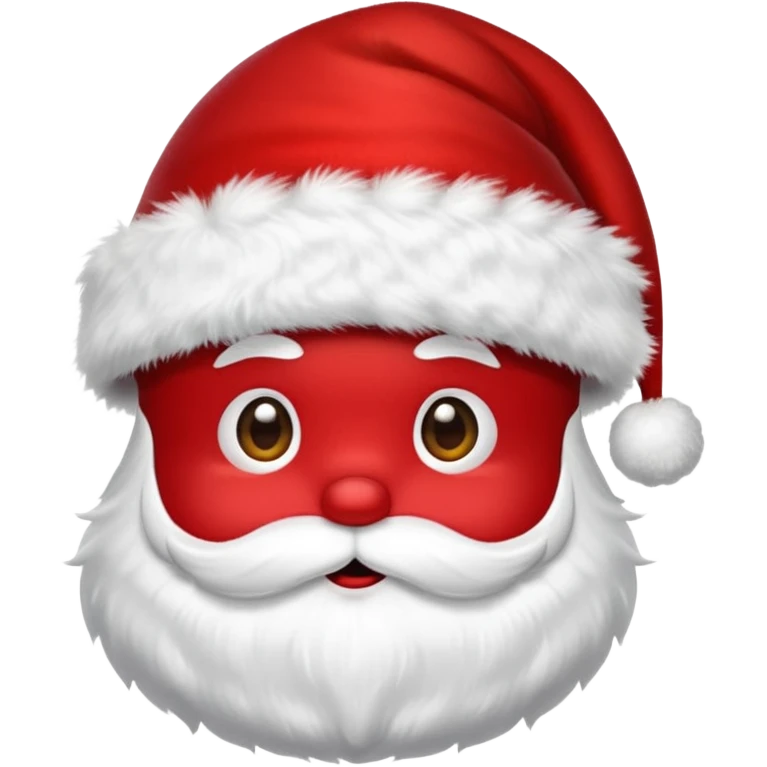 Gorro de santa claus emoji