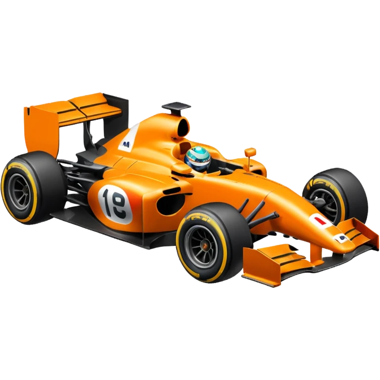 A McLaren formula one car emoji