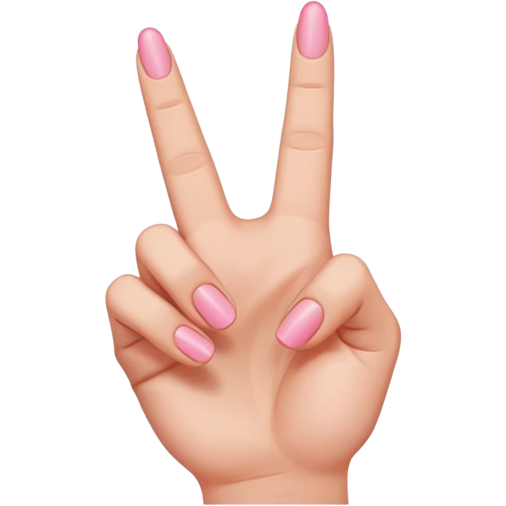 pink middle finger emoji