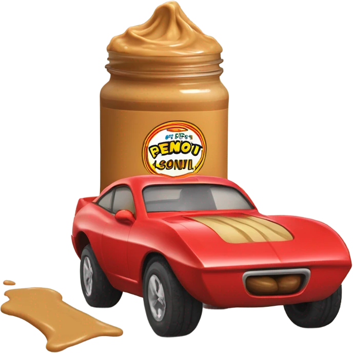 Exploding peanut butter red chase ￼ emoji
