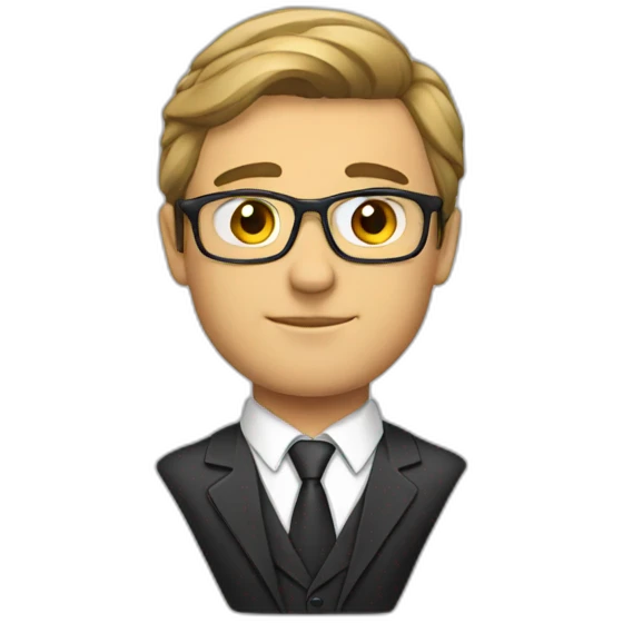 handsome lawyer emoji