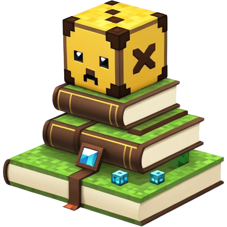 tôi muốn 1 khối book minecraft emoji